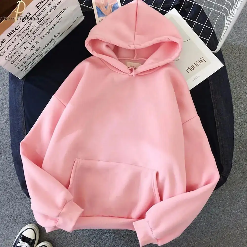 Cozy pink fleece hoodie perfect for every casual occasion