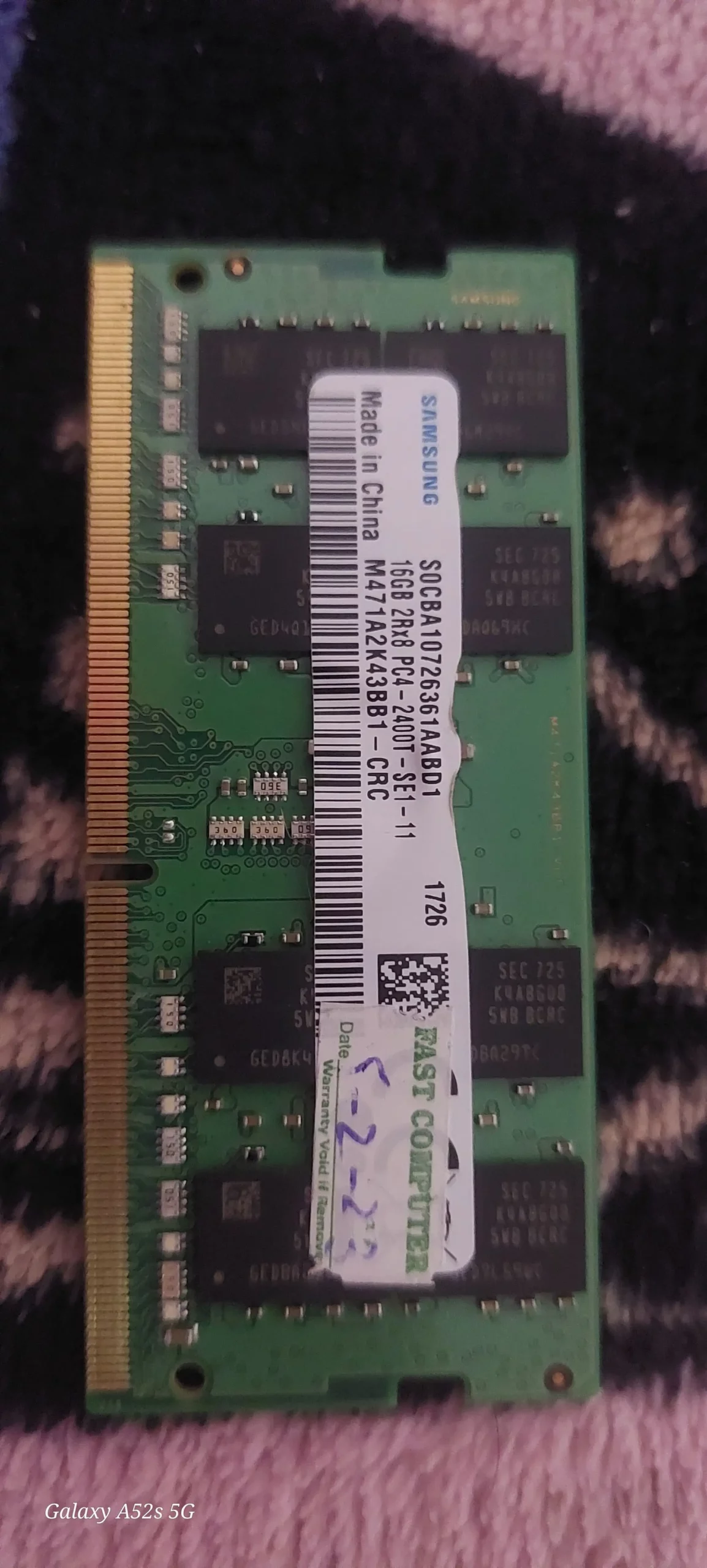 LAPTOP DDR4 16GB RAM