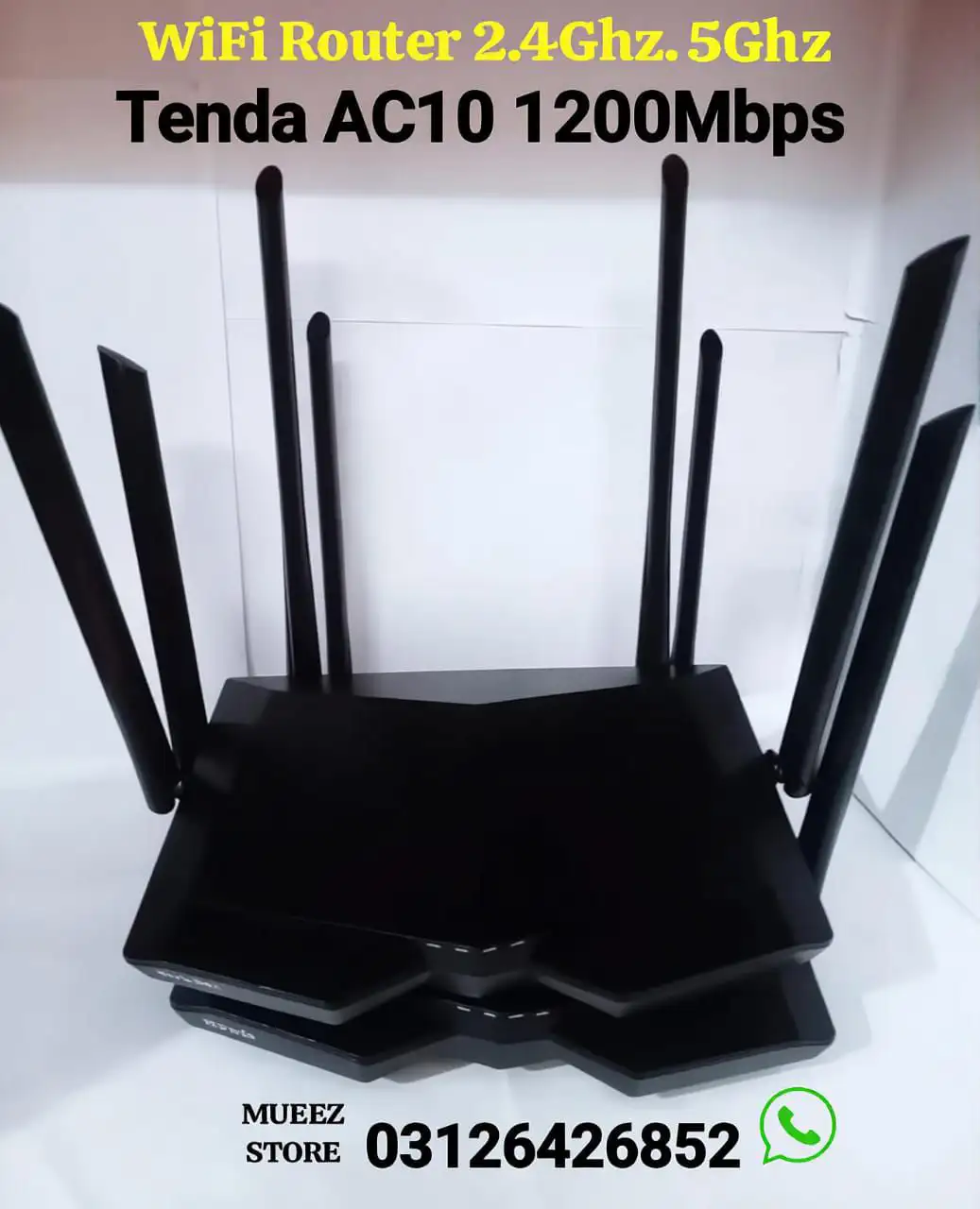 Tenda AC10 AC1200 WiFi Router Dual band 4Ghz 5Ghz