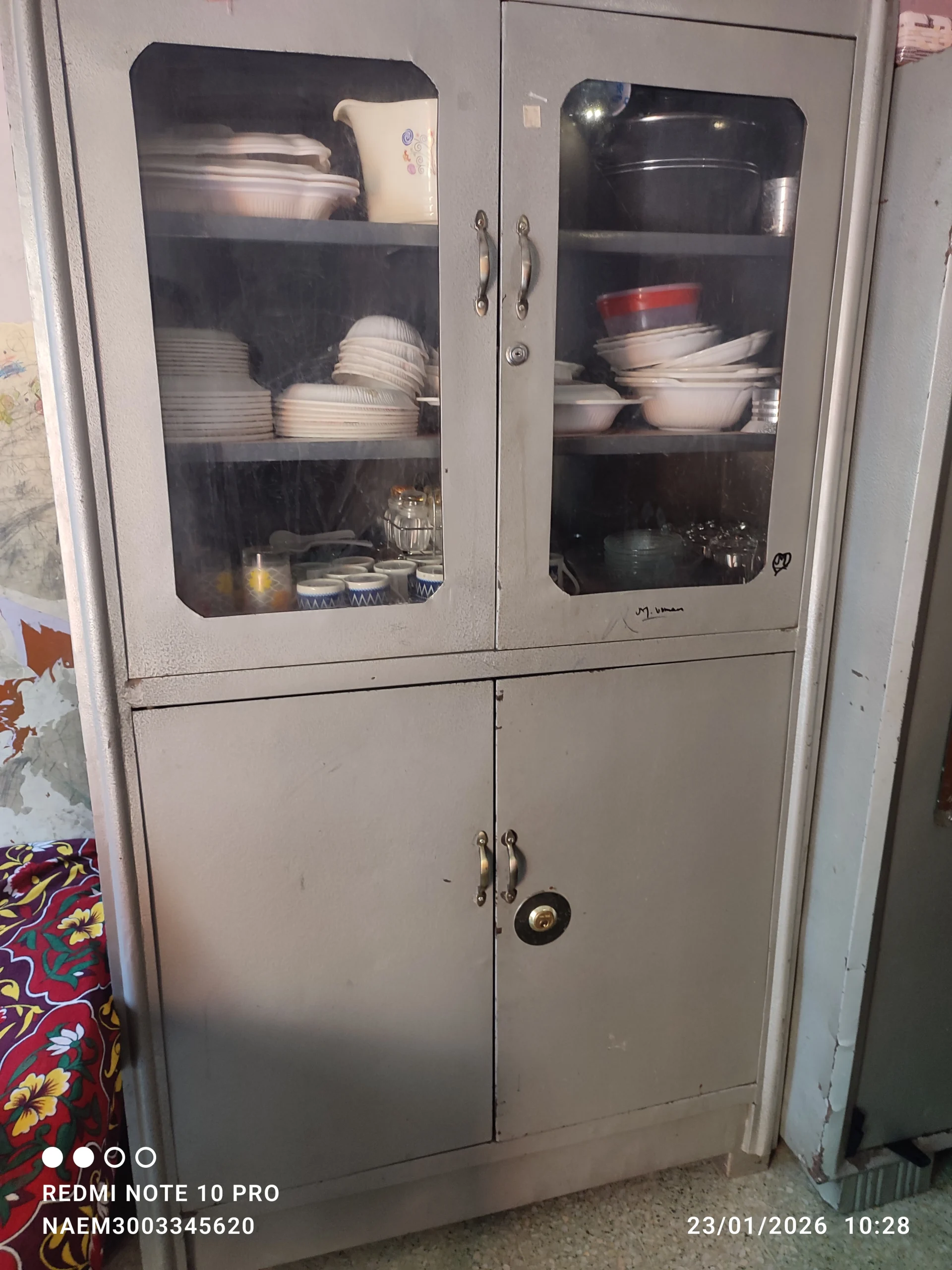 Iron Almari & Iron Showcase Almost New Condition