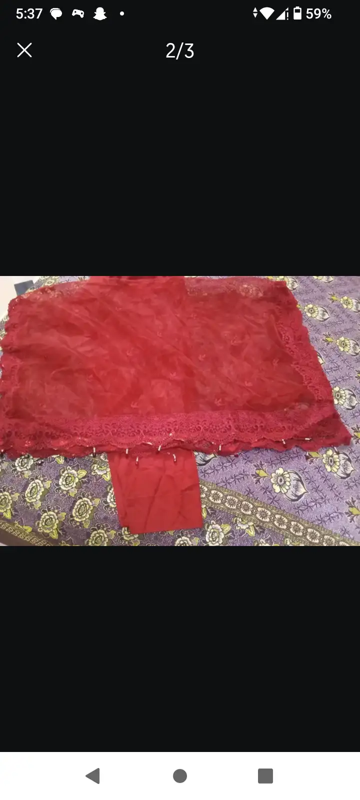 Fancy net suit complete 3 piece