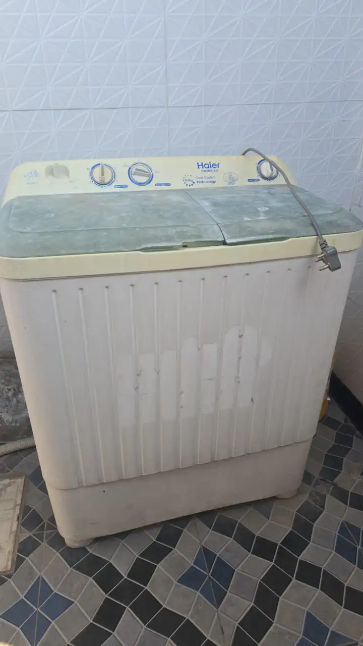 Higher ki double washing machine for urgent sale