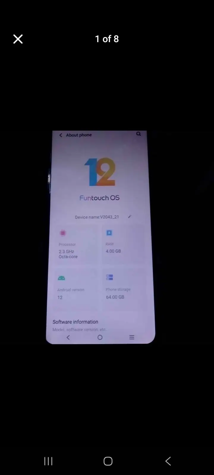 Vivo y20 4/64 sale