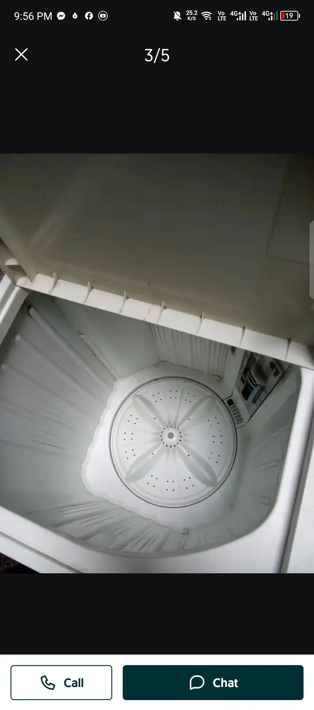 Higher washing machine 8 kg for sell