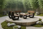 Garden Banch outdoor seating