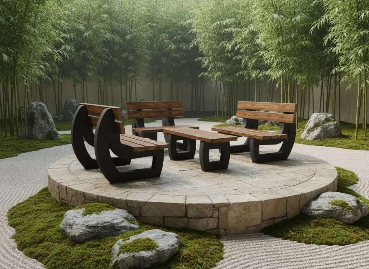 Garden Banch outdoor seating