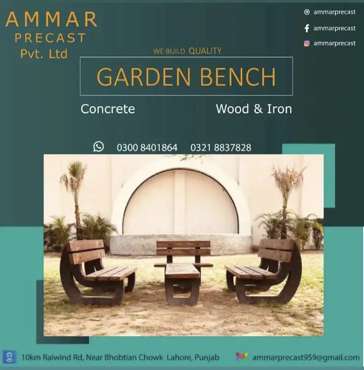 Garden Banch outdoor seating