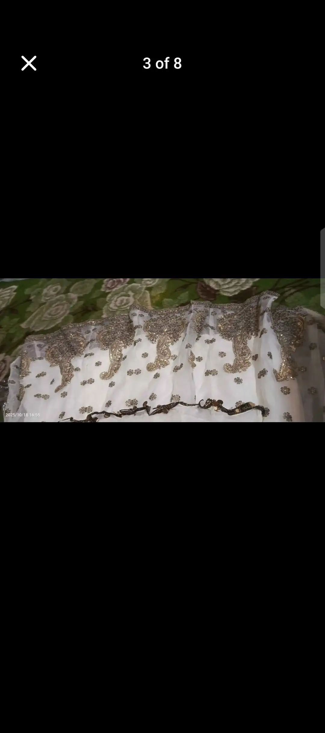 White lehenga Maxi for urgent sale