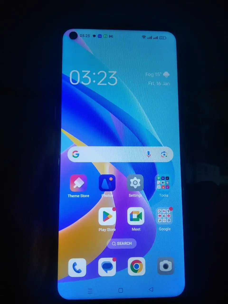 Oppo a57. 6+4 128 box ke sath