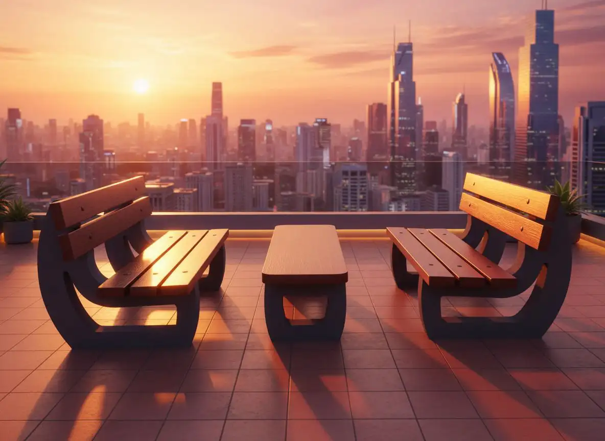 Garden Banch outdoor seating