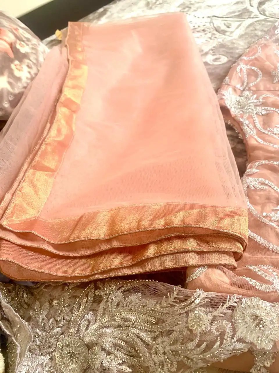 🌸 Beautiful Embroidered Frock with Dupatta – Two Piece | On Sale