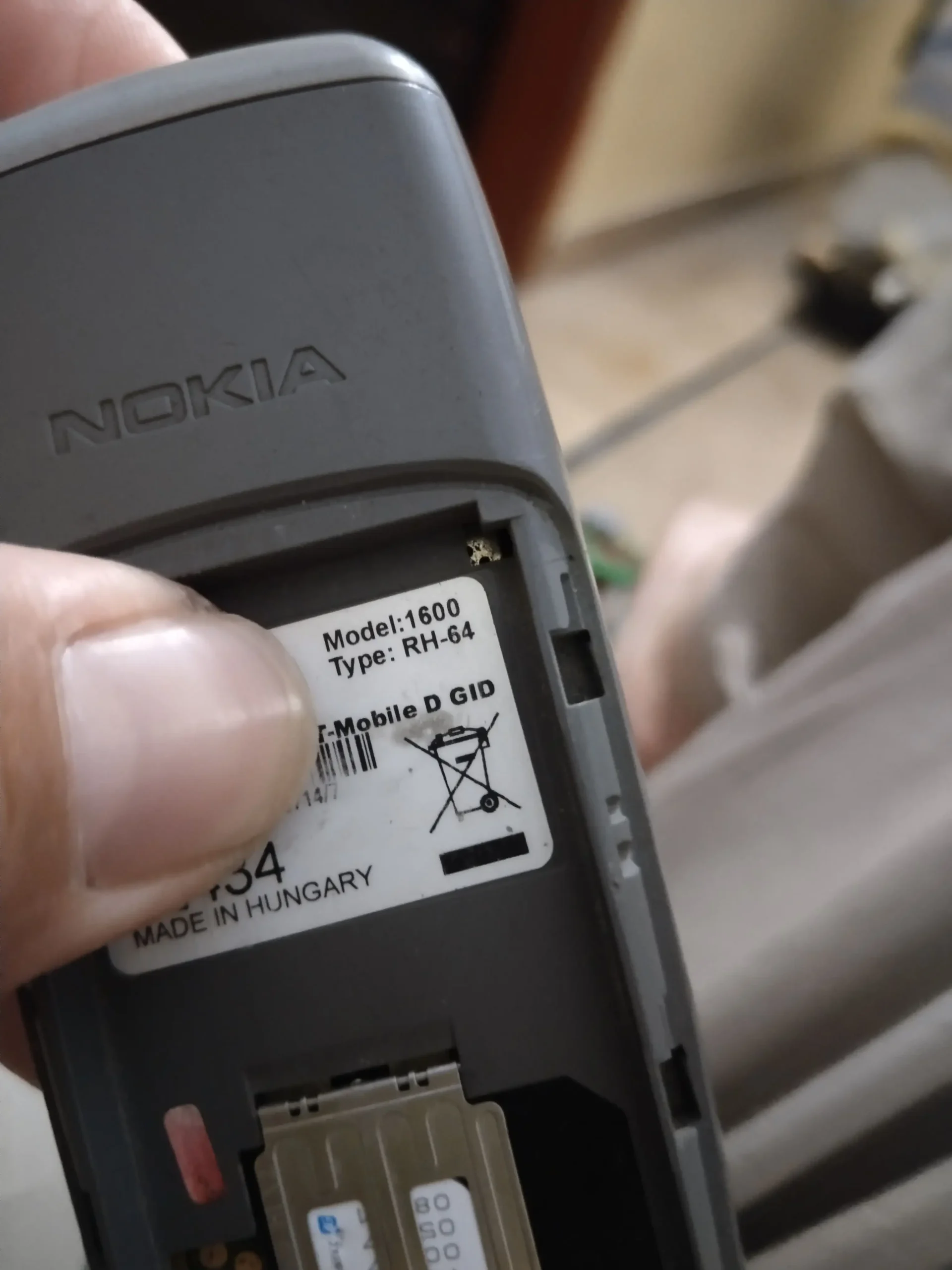 Nokia model 1600 organal 💯 single sim