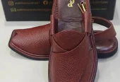 Men’s PU leather Plain Peshawari chapple