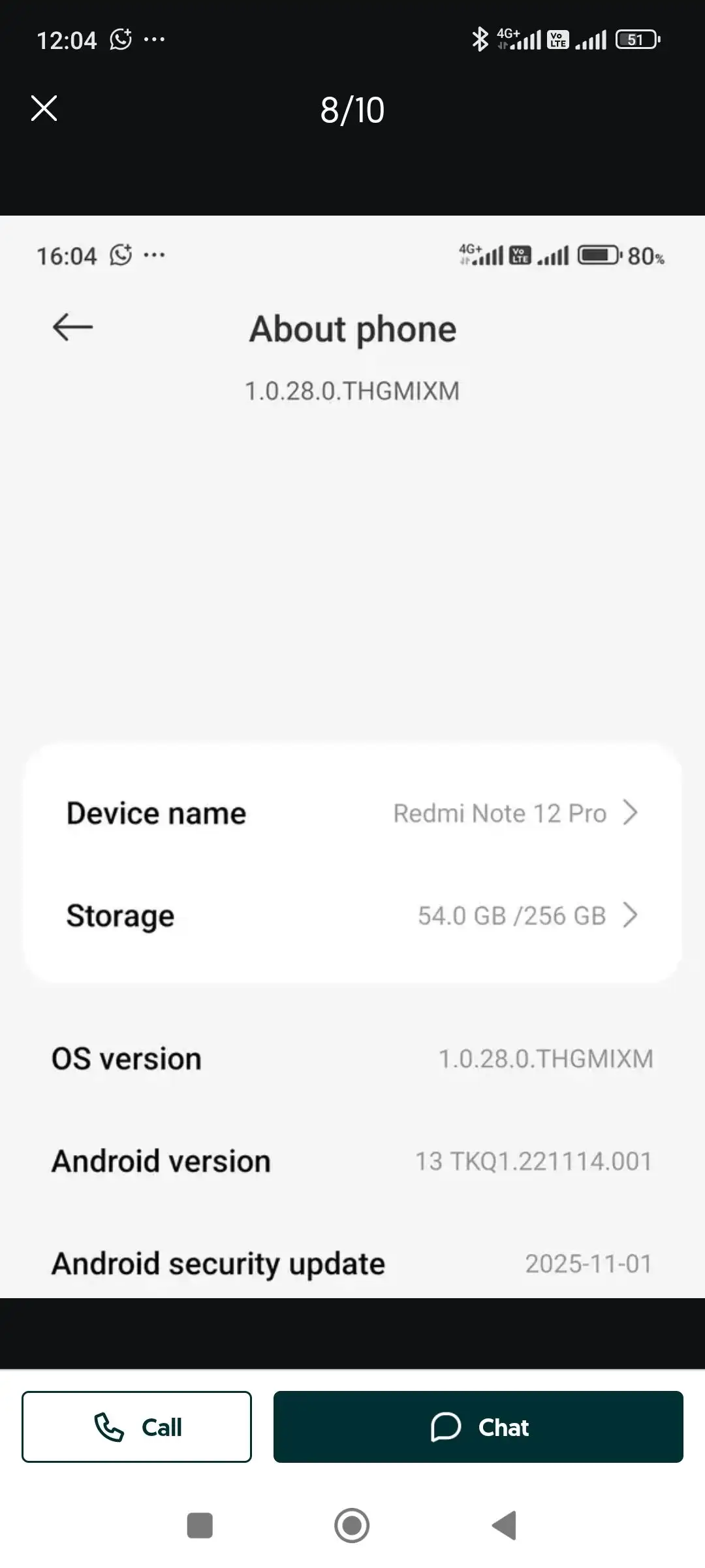 Xiaomi Redmi note 12 pro 10by10 condition