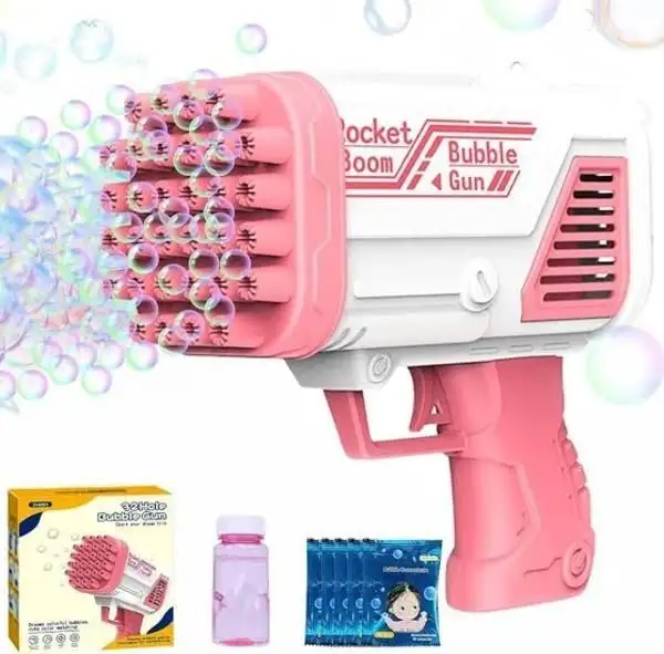 Bubble machine gun
