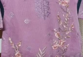 Choridaar Dress (Pink Purple ) Medium Size