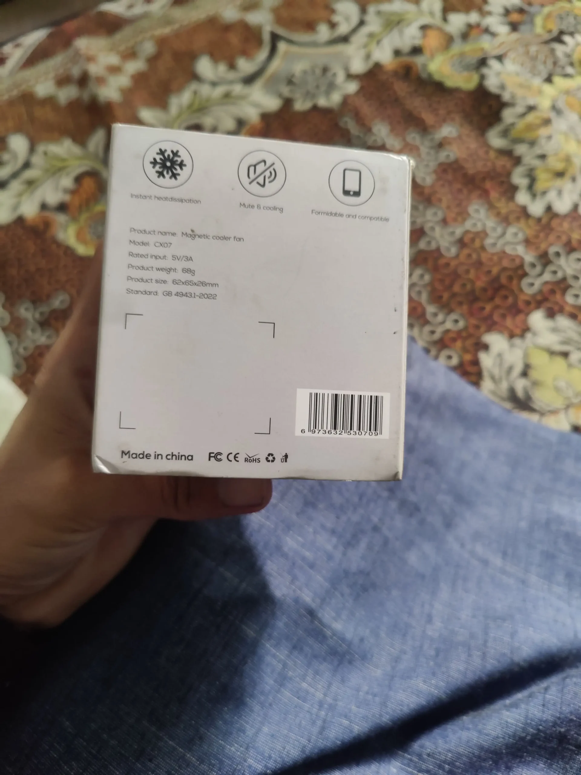 Cooling fan &Ronin gaming handfree