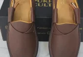 Men’s PU leather Plain Peshawari chapple