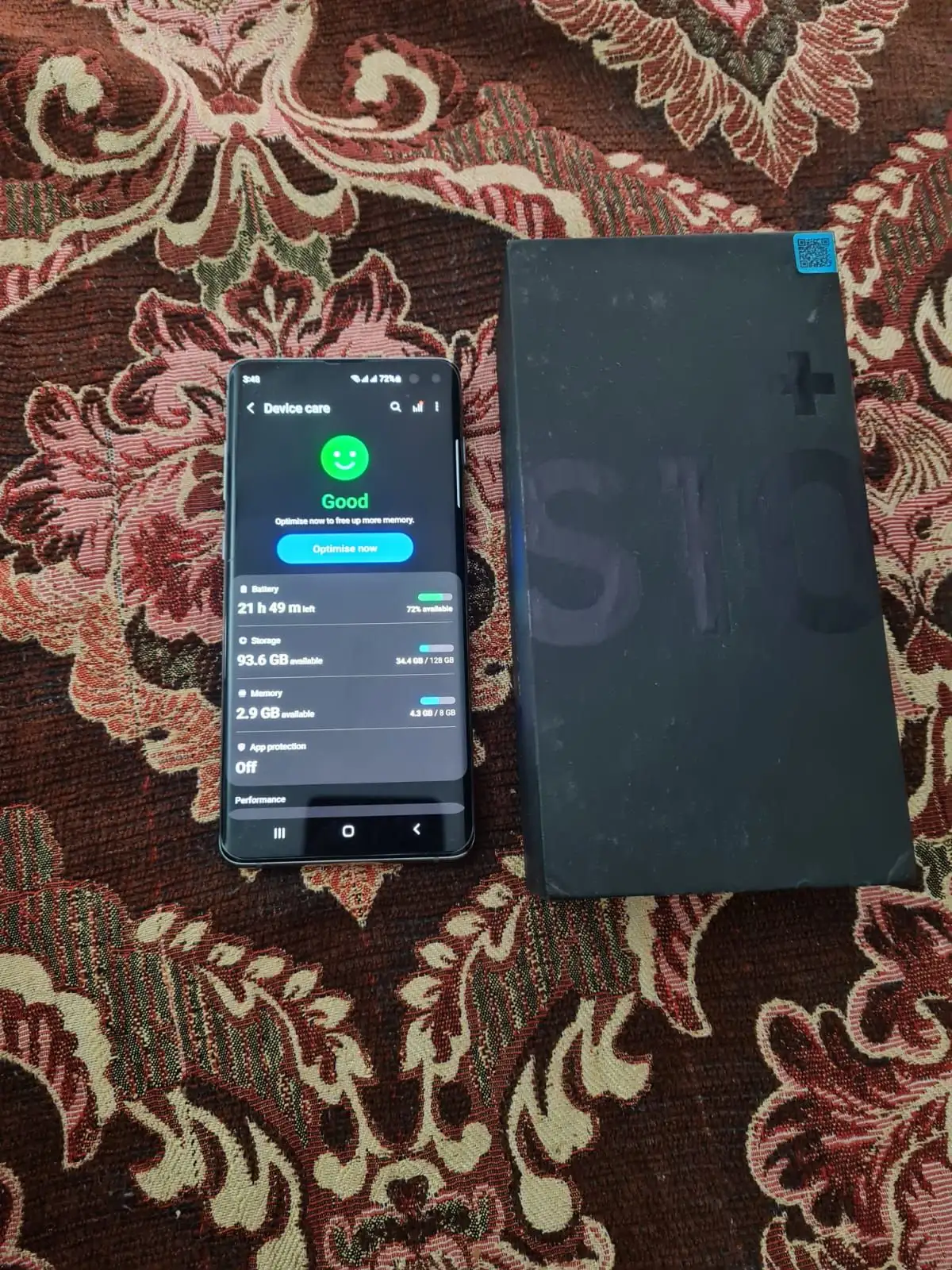 Samsung S10 plus official PTA Approved 8/128