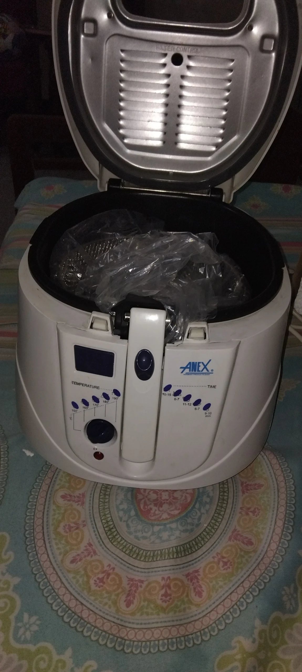 Anex deep oil fryer