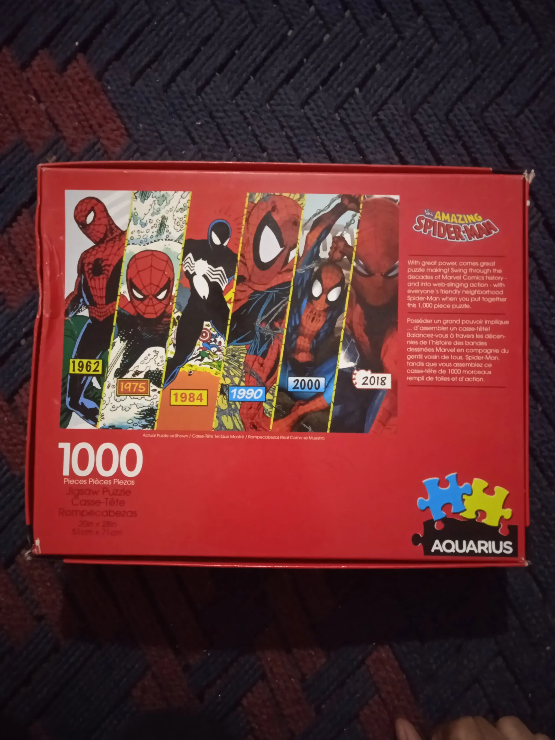 Aquarius Marvel Licenced Spider Man Puzzle