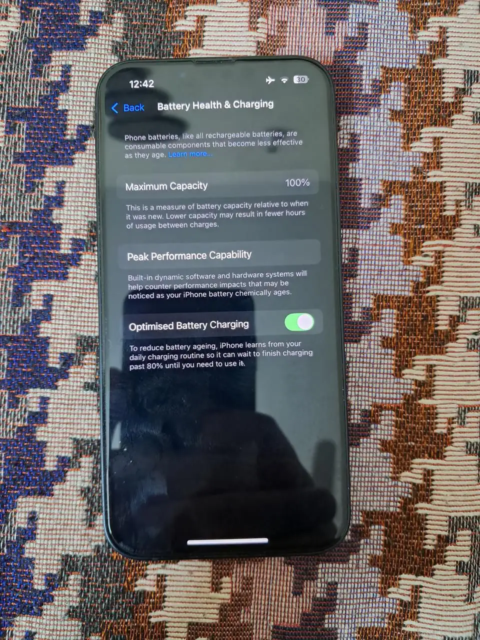 Iphone 13 non pta jv 100 battery health