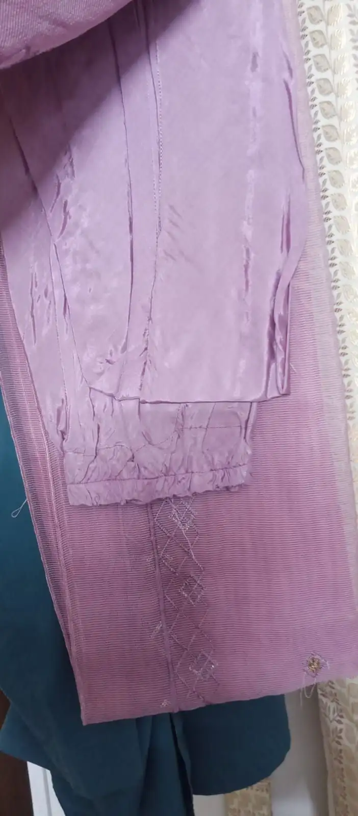 Choridaar Dress (Pink Purple ) Medium Size