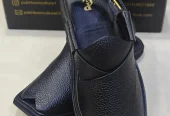 Men’s PU leather Plain Peshawari chapple