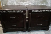2 bed sides and dressing table