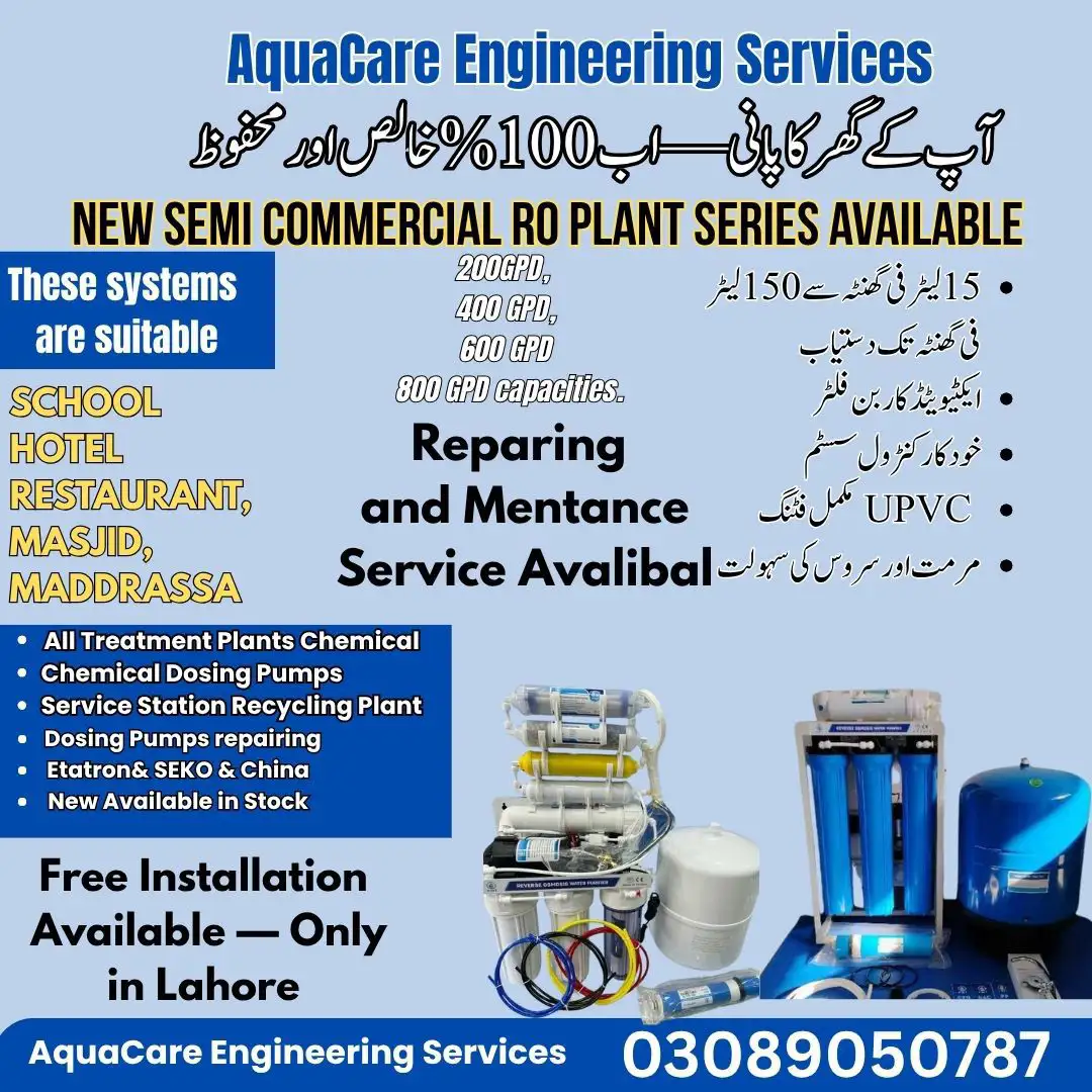 RO water filter plant Maintenance | Repair Services