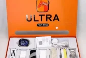 Ultra Smart Watch with 7 Color Straps Rechargeable