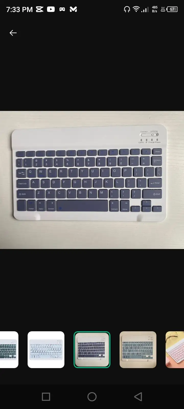 Bluetooth keyboard and mouse