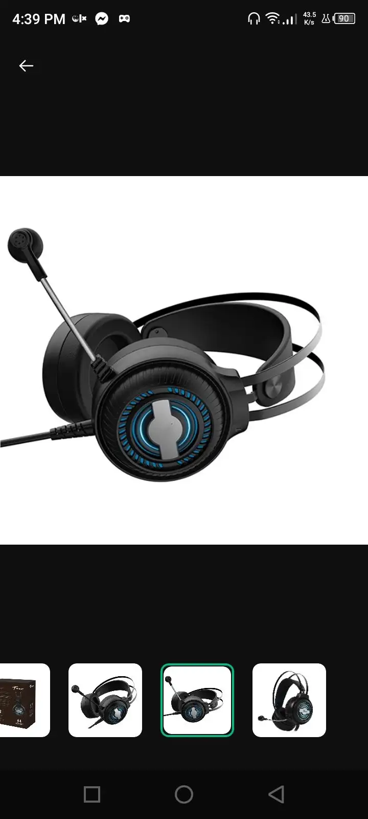 RGB Gaming Headset with Mic – 7.1 Surround Sound Noise Cancelling Headphones for PC & Lapt