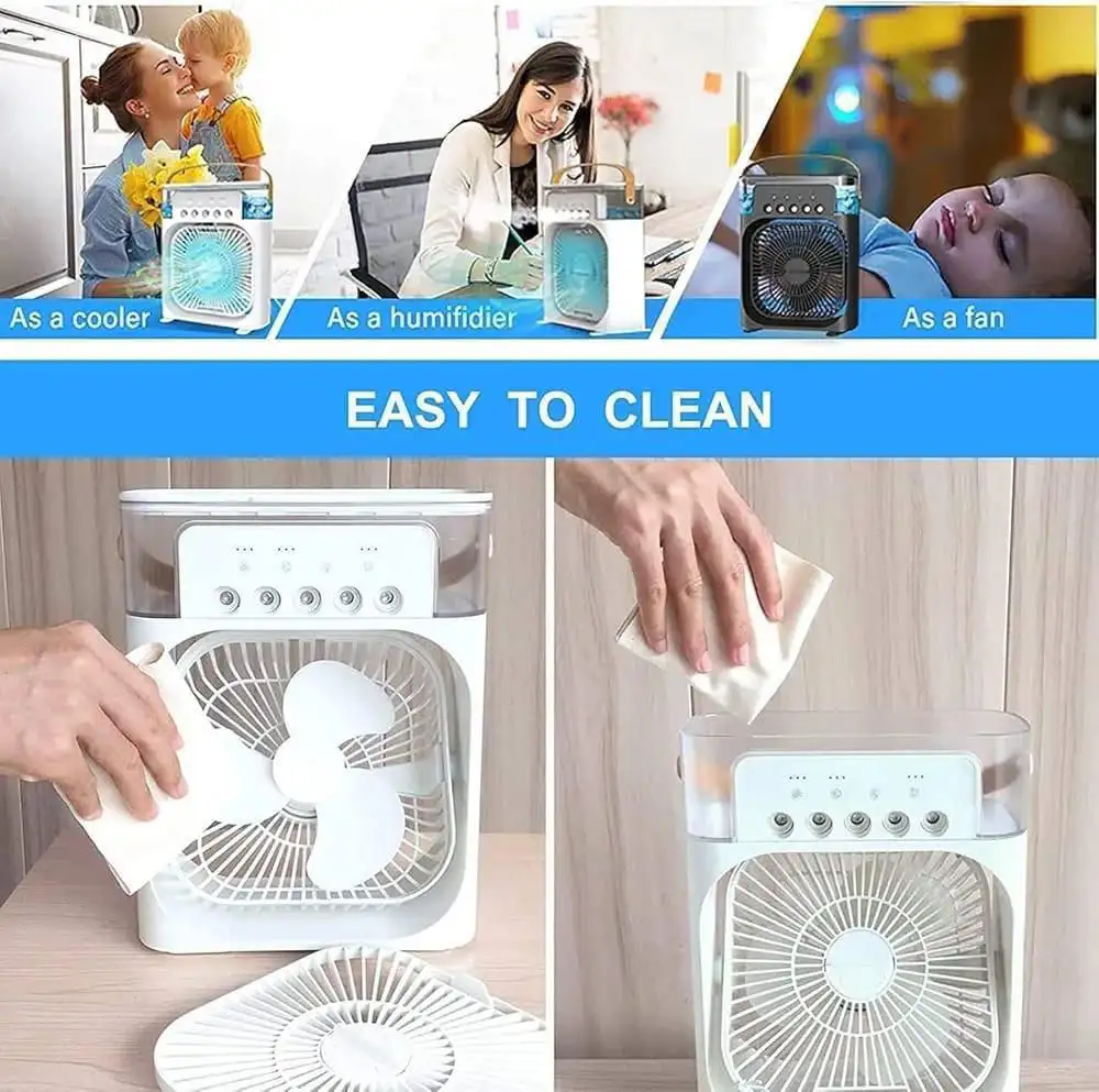 Portable USB Mini Air Cooler White