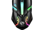 Gaming mouse and keyboard set with RGB lights