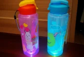 water bottle for Kids with base led light