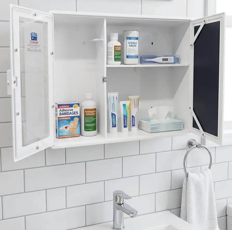 Bathroom wall mount cabinet