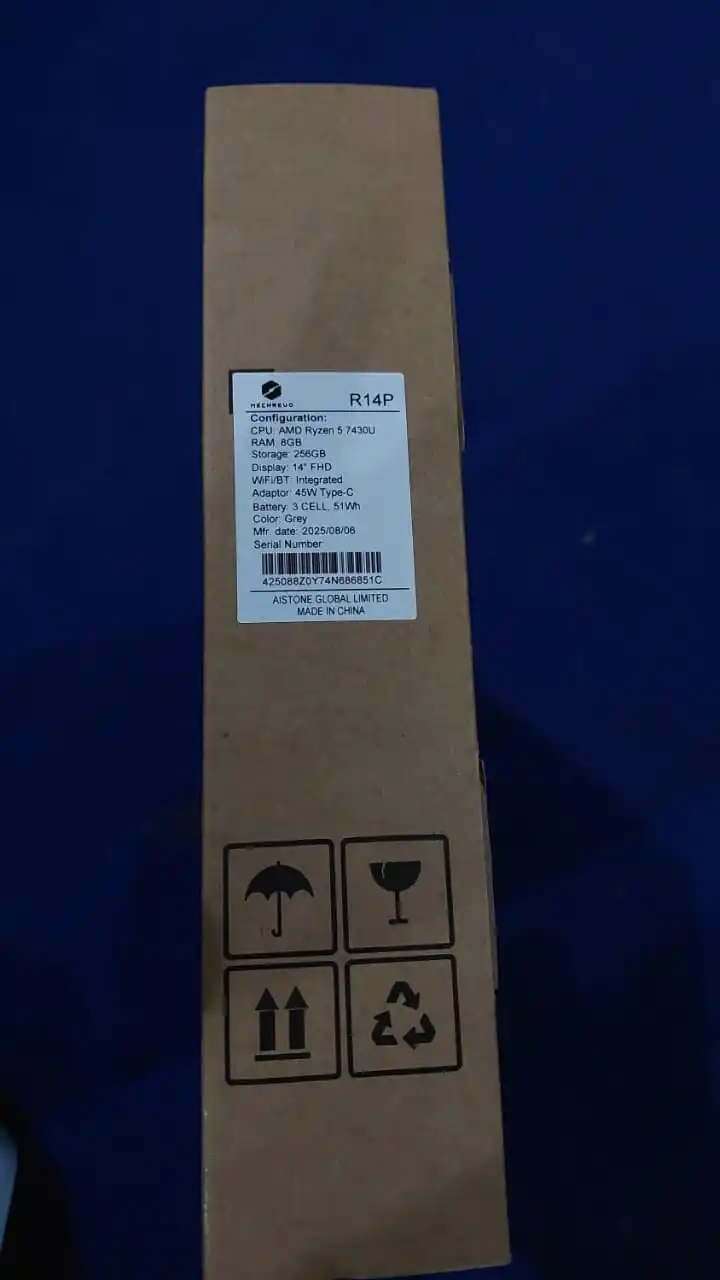 Brand New PM Laptop | Ryzen 5 7430U | 8GB RAM | 256GB SSD