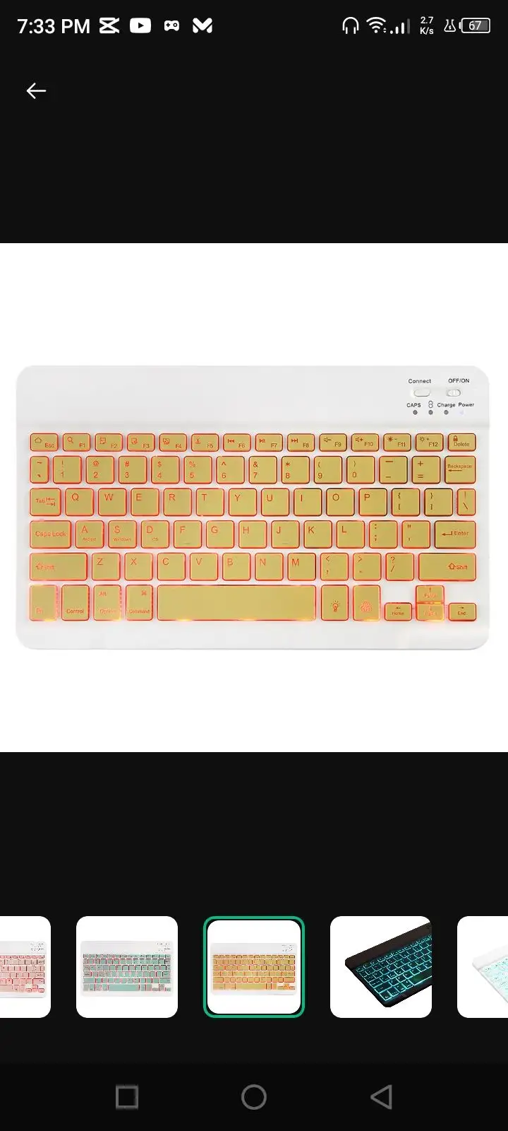 Bluetooth keyboard and mouse