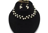 Pearl necklace earing set,FD