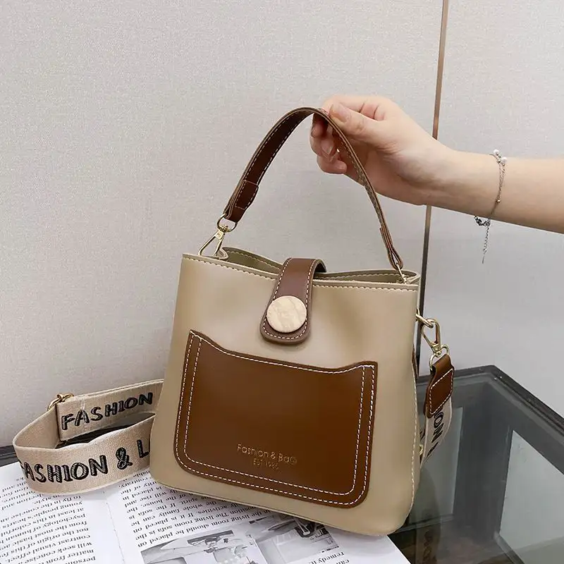 Women Cross body Bag off-white khaki Large Capacity Stylish