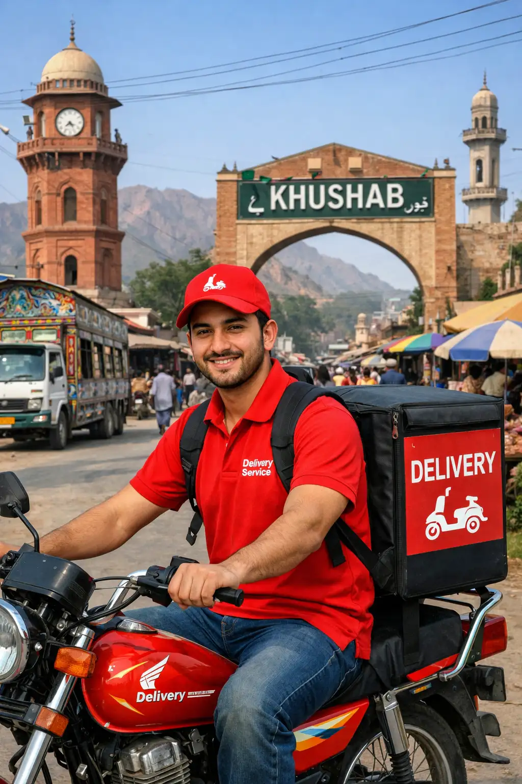 Dilivery Man give All dilivery service That’s you needs