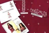 3pc Unstiched Embroidered Suit