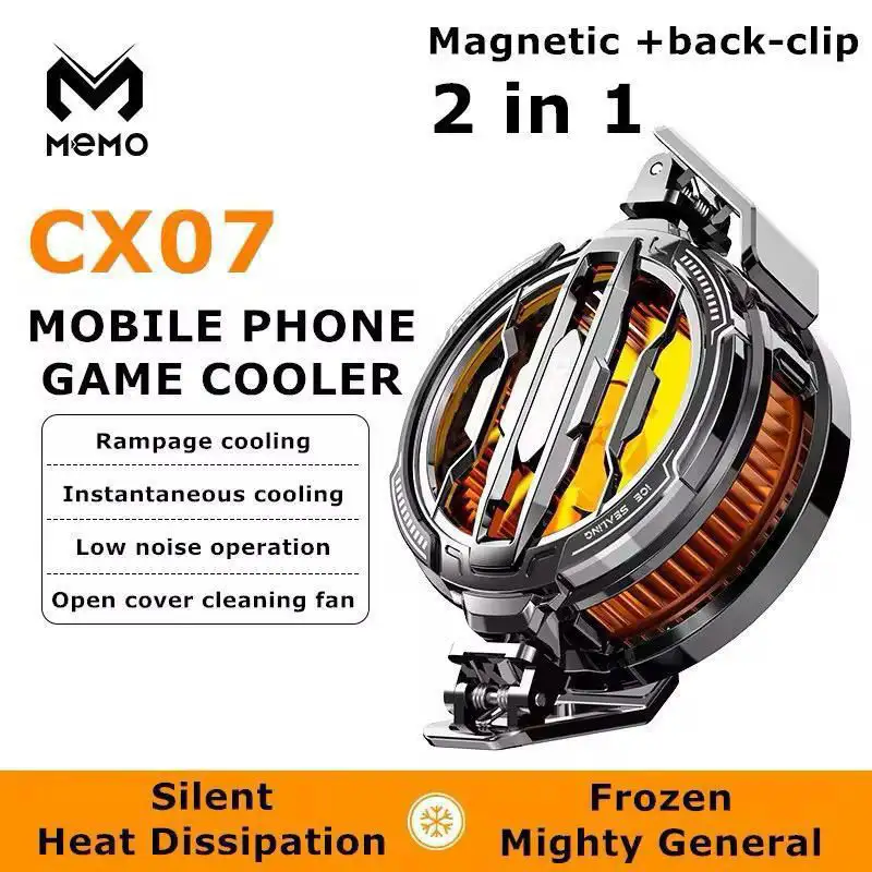 Mobile Phone Cooler Ice Cooling Radiator Fan for Gaming (PUBG / Free Fire)