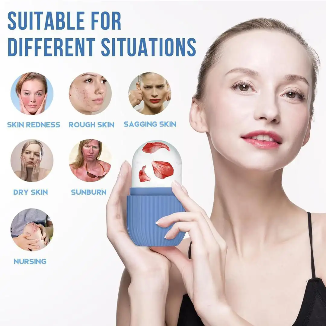 Face ice contour Roller silicone