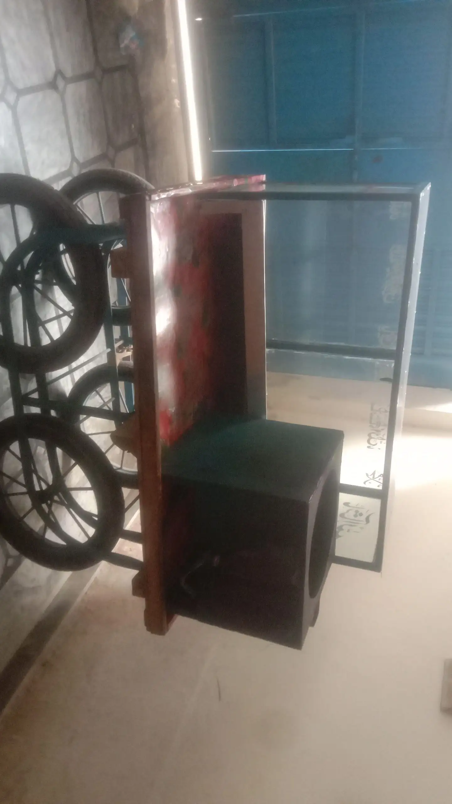 Fast food display setup