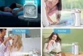 Portable USB Mini Air Cooler White