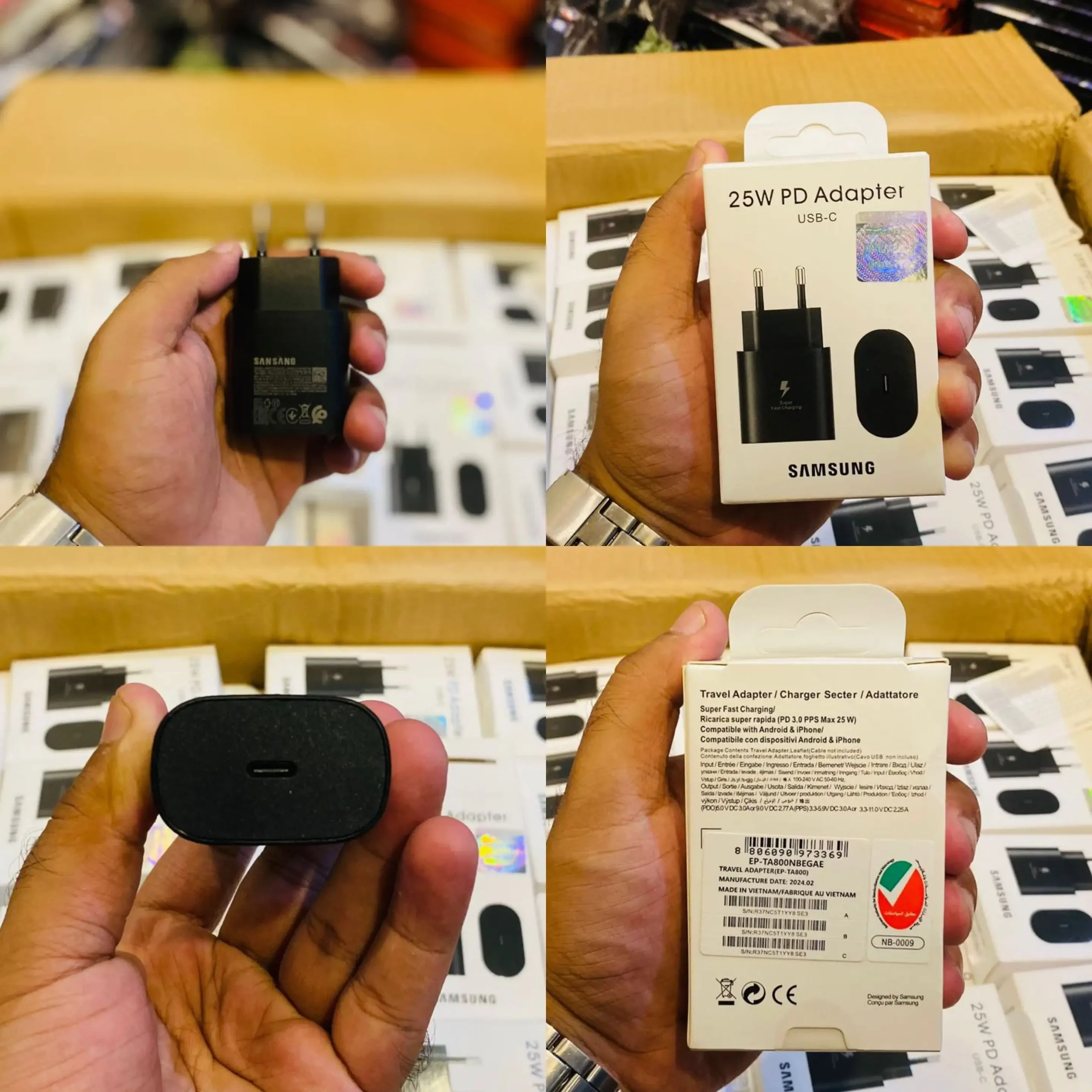 SAMSUNG 25W Super Fast Charging PD Charger With 1month Warranty