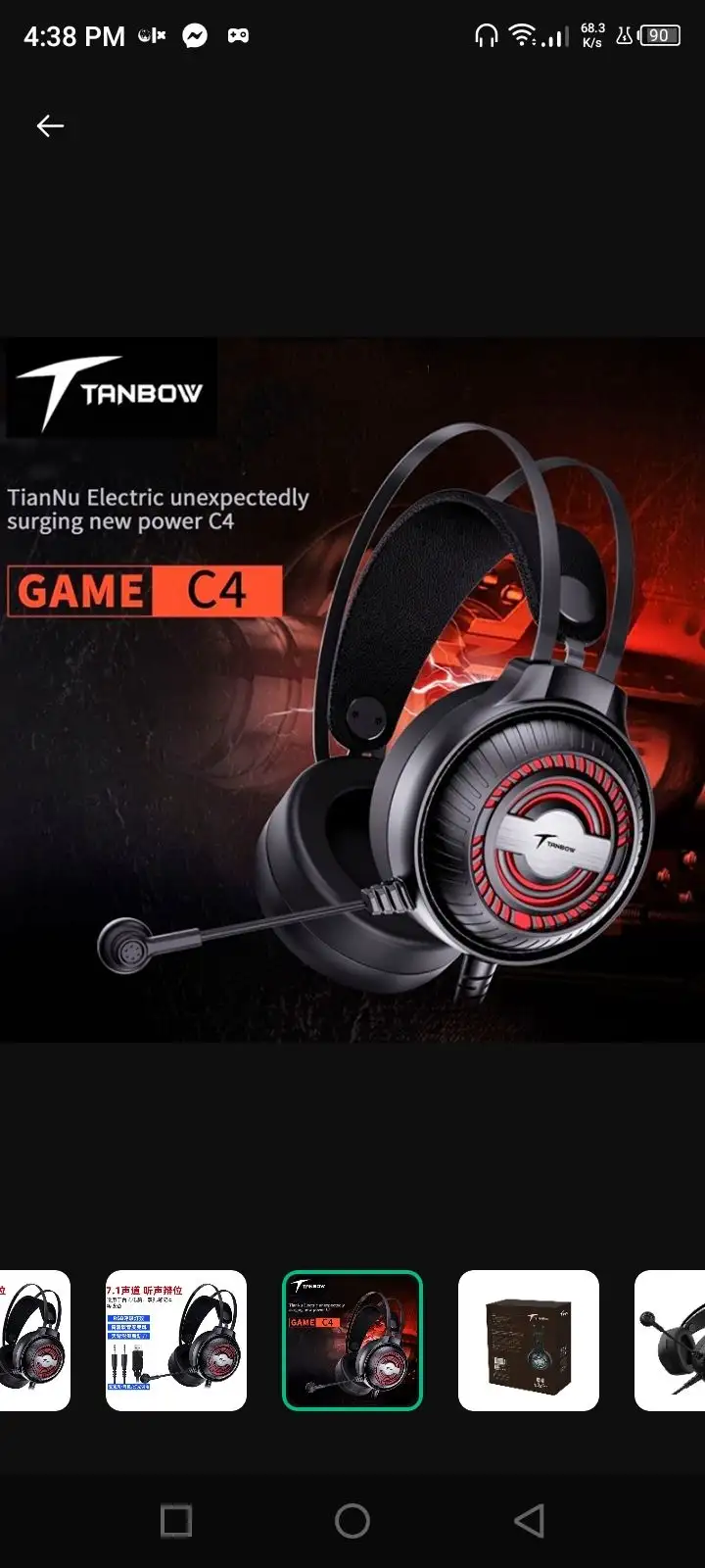 RGB Gaming Headset with Mic – 7.1 Surround Sound Noise Cancelling Headphones for PC & Lapt