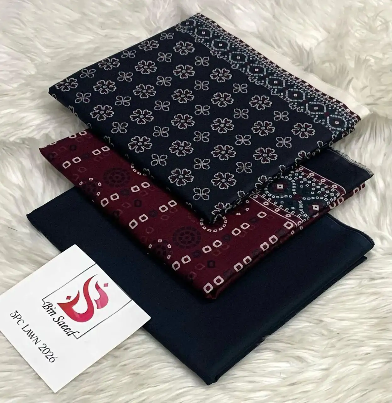 100% ORIGINAL* *_LAWN_* *Shirt* Digital Printed Lawn *Trouser* Digital Printed / Dyed Plai